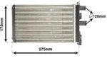 VAN WEZEL W&auml;rmetauscher, Innenraumheizung 58006239 hinten f&uuml;r VW