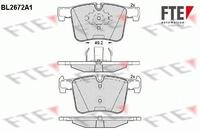 FTE Bremsbelagsatz, Scheibenbremse 9010907 Vorderachse f&uuml;r BMW (BRILLIANCE)