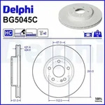 DELPHI Bremsscheibe BG5045C 295mm 24mm f&uuml;r Mercedes BEIJING BENZ (BBDC)