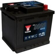 YUASA Starterbatterie YBX9000 - AGM 12V 50Ah 520A YBX9012 f&uuml;r Opel BMW VAG VW...