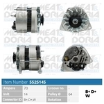 MEAT & DORIA Generator 5525145 f&uuml;r Ford RENAULT