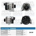 MEAT & DORIA Generator 5530253 f&uuml;r Ford LANCIA