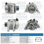 MEAT & DORIA Generator 5540436 f&uuml;r TOYOTA