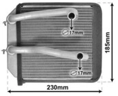 VAN WEZEL W&auml;rmetauscher, Innenraumheizung 32006260 f&uuml;r MITSUBISHI