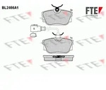 FTE Bremsbelagsatz, Scheibenbremse 9010749 Hinterachse f&uuml;r VW