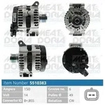 MEAT & DORIA Generator 5510383 f&uuml;r BMW Citro&euml;n/Peugeot