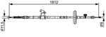 BOSCH Seilzug, Feststellbremse 1 987 482 503 f&uuml;r Vaughall