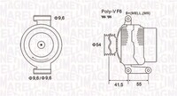 MAGNETI MARELLI Generator 063731855010 f&uuml;r Suzuki Opel Fiat LANCIA