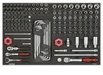 SONIC EQUIPMENT Steckschl&uuml;sselsatz Kombinationssatz 1/4 und 3/8 SFS-M 157-tlg.