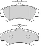 VALEO Bremsbelagsatz, Scheibenbremse 302723 Vorderachse f&uuml;r MITSUBISHI SMART