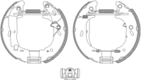 HELLA Bremsbackensatz Shoe Kit Pro 8DB 355 004-141 f&uuml;r Ford