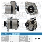 MEAT & DORIA Generator 55651051 f&uuml;r Opel