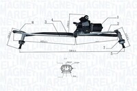 MAGNETI MARELLI Scheibenreinigungsanlage vorne 064351739010 f&uuml;r Iveco