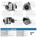 MEAT & DORIA Generator 5525326 f&uuml;r Ford