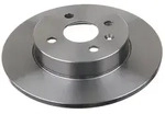 VALEO Bremsscheibe 186855 Hinterachse voll 264mm 10mm f&uuml;r Opel Vaughall