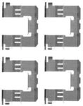 HELLA Zubeh&ouml;rsatz, Scheibenbremsbelag 8DZ 355 204-591 f&uuml;r NISSAN