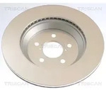 TRISCAN Bremsscheibe 8120 68129C bel&uuml;ftet 285mm 17mm f&uuml;r Subaru