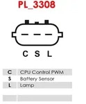 AS-PL Generatorregler ARE5158S f&uuml;r MITSUBISHI Subaru