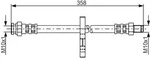 BOSCH Bremsschlauch 1 987 481 019 f&uuml;r Peugeot Fiat
