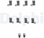DELPHI Zubeh&ouml;rsatz, Scheibenbremsbelag LX0432 f&uuml;r Suzuki