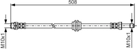 BOSCH Bremsschlauch 1 987 481 331 f&uuml;r BMW