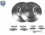 VAICO Bremsensatz, Scheibenbremse V46-1242 Vorderachse voll 238mm 12mm f&uuml;r...