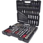 KS TOOLS Steckschl&uuml;sselsatz 1/4+3/8+1/2 CHROMEplus Steckschl&uuml;ssel-Satz, 216-tlg