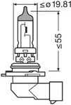 OSRAM Gl&uuml;hlampe, Hauptscheinwerfer 9006