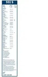 BOSCH Wischblatt 3397118423 f&uuml;r Peugeot RENAULT