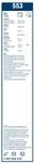 BOSCH Wischblatt 3397010274 vorne