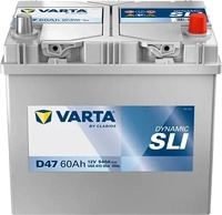 VARTA 560410054k262, VARTA Starterbatterie DYNAMIC SLI 12 V, 60 Ah, 540 A