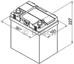 BOSCH Starterbatterie 0092s40180 12V 68Ah 330A f&uuml;r CHEVROLET HYUNDAI Citro&euml;n...