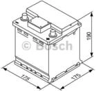 BOSCH Starterbatterie 0092s40001 12V 68Ah 420A f&uuml;r Fiat Opel CHEVROLET LANCIA