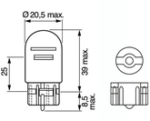 BOSCH Gl&uuml;hlampe, Blinkleuchte 1987302252 W21/5W f&uuml;r VW