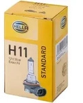 HELLA Gl&uuml;hlampe, Abbiegescheinwerfer 8gh008358121 H11 f&uuml;r VW
