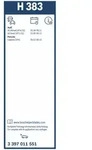 BOSCH Wischblatt 3397011551 f&uuml;r Ford VW Porsche
