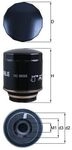 MAHLE &Ouml;lfilter oc5933 Anschraubfilter 98,3mm Gewindema&szlig;3/4-16UNF-2B f&uuml;r CUPRA