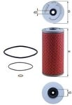 MAHLE &Ouml;lfilter ox92d Filtereinsatz 153mm f&uuml;r Mercedes