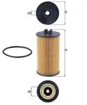 KNECHT &Ouml;lfilter ox401d Filtereinsatz 105,8mm f&uuml;r Opel GMC BUICK Fiat GM