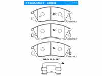 ATE Bremsbeläge mit Zubehör vorne (13.0460-5886.2) für Hyundai Terracan