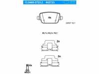 ATE Bremsbeläge mit Zubehör hinten (13.0460-2723.2) für Ford Mondeo IV Galaxy