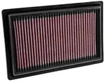 K&N FILTERS Luftfilter 333034 Langzeitfilter 25mm