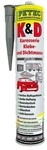 PETEC Hybridklebstoff Karossie & Dichtmasse grau (310 ml) 94630 0.31l