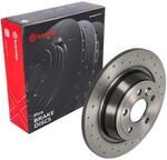 BREMBO Bremsscheibe 08a5401x Gelocht 302mm 11mm f&uuml;r Ford (CHANGAN) LAND ROVER