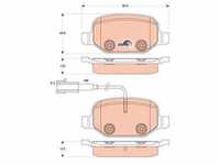 TRW Bremsbeläge mit Zubehör hinten (GDB1881) für Alfa Romeo Mito