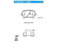 ATE Bremsbeläge mit Zubehör hinten (13.0460-2621.2) für VW Passat Cc B6 CC