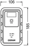 OSRAM Batterieladeger&auml;t BATTERYcharge 906 oebcs906