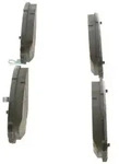 BOSCH Bremsbelagsatz, Scheibenbremse 0986494804 f&uuml;r MAZDA