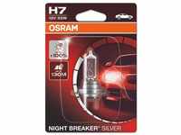 OSRAM Glühlampe, Fernscheinwerfer NIGHT BREAKER® SILVER 1x für