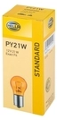 HELLA Gl&uuml;hlampe 8ga006841121 PY21W f&uuml;r YAMAHA Volvo LAIKA BAIC Iveco VW (SVW) MAN